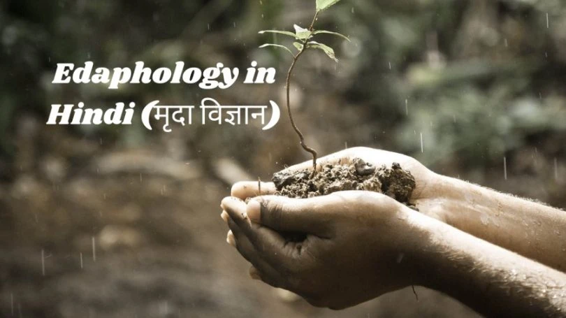 Edaphology in Hindi